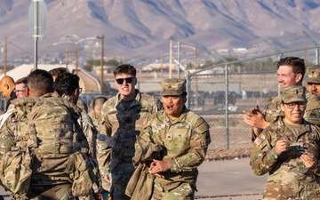 1AD Soldiers compete in 12-mile ruck march during Iron Heroes 2025