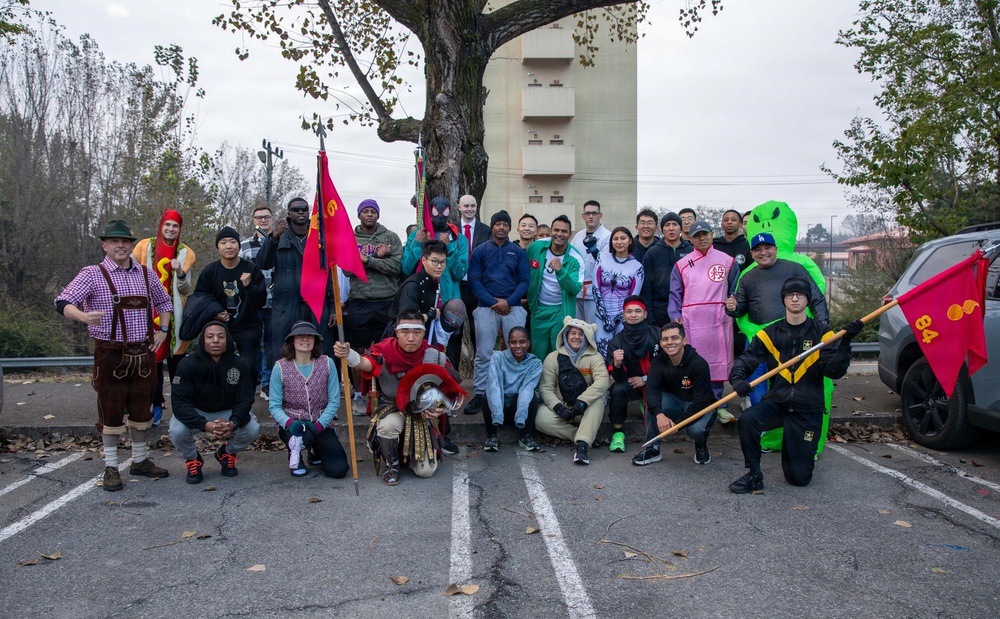 MSC-K Hosts Brigade Costume Run at Camp Carroll