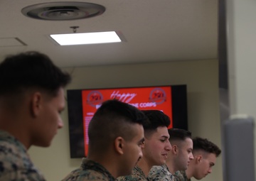 III Marine Expeditionary Force Support Battalion serves 250th Marine Corps birthday meal