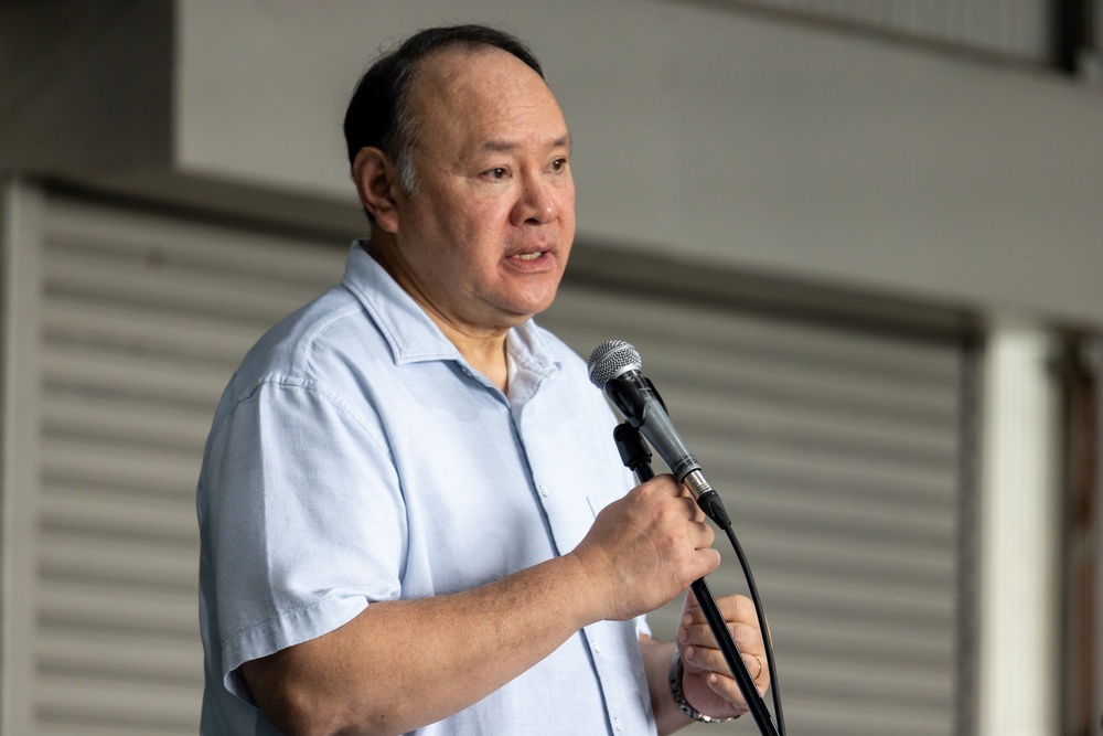 Philippine SecDef Teodoro, US Ambassador Carlson Visit Service Members During Foreign Disaster Relief Operations