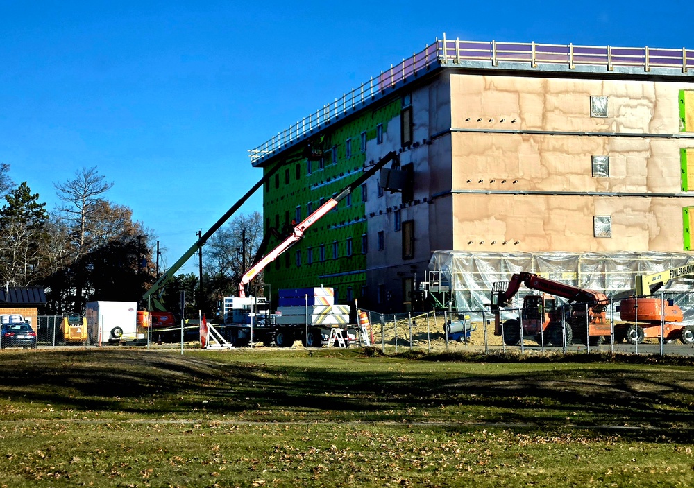 Fort McCoy’s $55.75 million Collective Training Officers Quarters Project nearly 35 percent finished as December 2025 begins