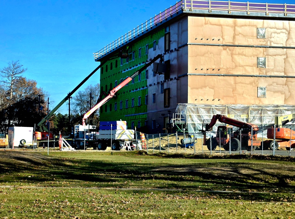Fort McCoy’s $55.75 million Collective Training Officers Quarters Project nearly 35 percent finished as December 2025 begins