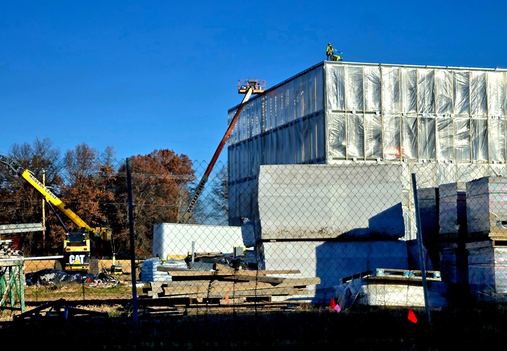 Fort McCoy’s $55.75 million Collective Training Officers Quarters Project nearly 35 percent finished as December 2025 begins