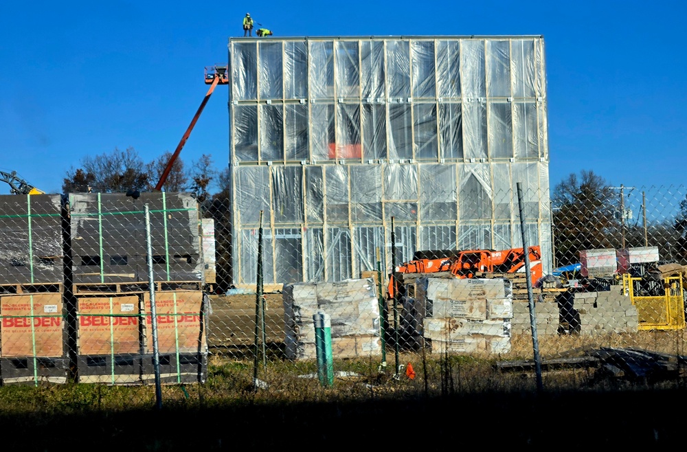 Fort McCoy’s $55.75 million Collective Training Officers Quarters Project nearly 35 percent finished as December 2025 begins