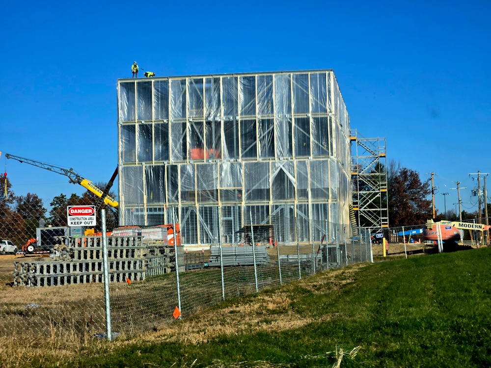 Fort McCoy’s $55.75 million Collective Training Officers Quarters Project nearly 35 percent finished as December 2025 begins