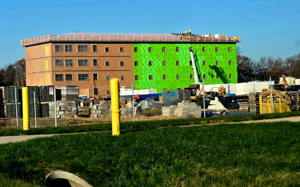 Fort McCoy’s $55.75 million Collective Training Officers Quarters Project nearly 35 percent finished as December 2025 begins