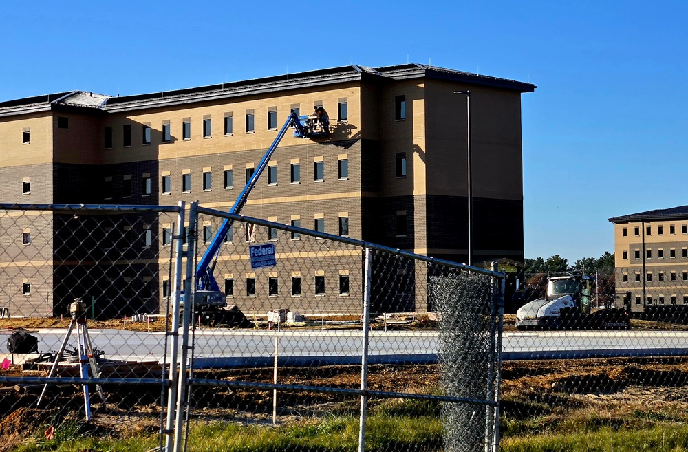 Fort McCoy East Barracks Project nearly 90 percent done at beginning of December 2025