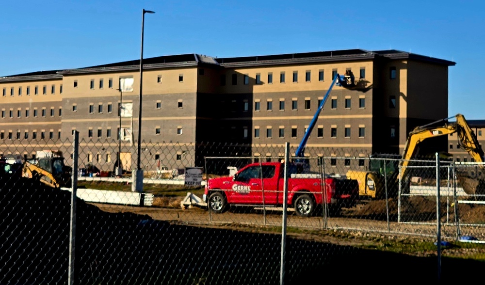 Fort McCoy East Barracks Project nearly 90 percent done at beginning of December 2025