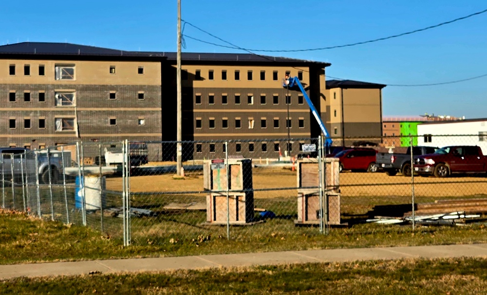 Fort McCoy East Barracks Project nearly 90 percent done at beginning of December 2025