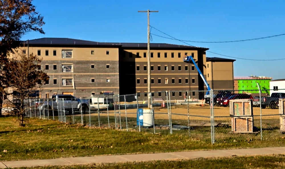 Fort McCoy East Barracks Project nearly 90 percent done at beginning of December 2025