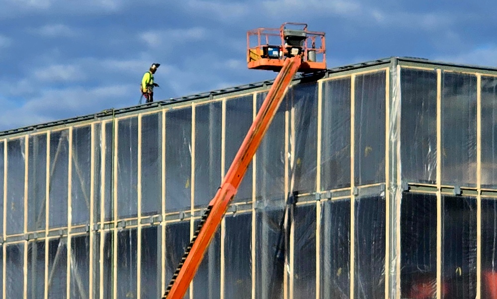 November 2025 construction operations for $55.75 million Collective Training Officers Quarters Project at Fort McCoy