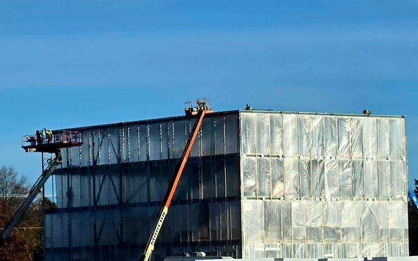 November 2025 construction operations for $55.75 million Collective Training Officers Quarters Project at Fort McCoy