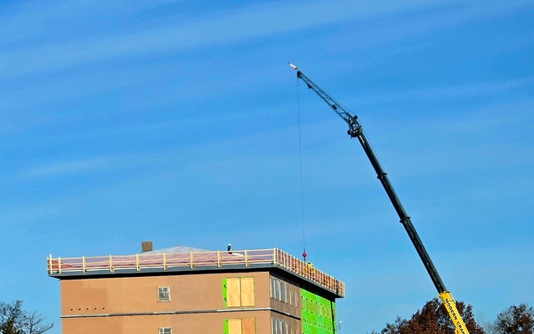 November 2025 construction operations for $55.75 million Collective Training Officers Quarters Project at Fort McCoy
