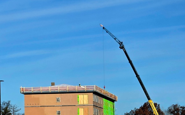 November 2025 construction operations for $55.75 million Collective Training Officers Quarters Project at Fort McCoy