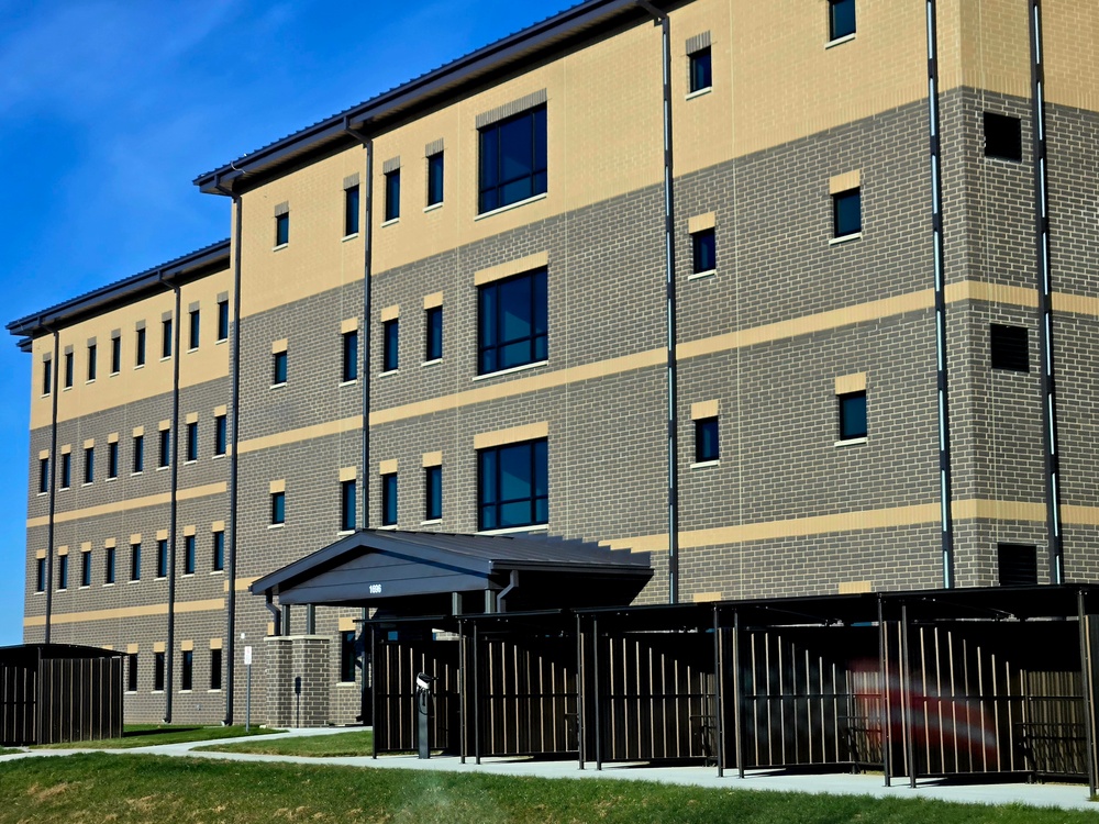 November 2025 construction ops for South Barracks Project at Fort McCoy