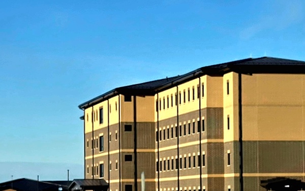 November 2025 construction ops for South Barracks Project at Fort McCoy