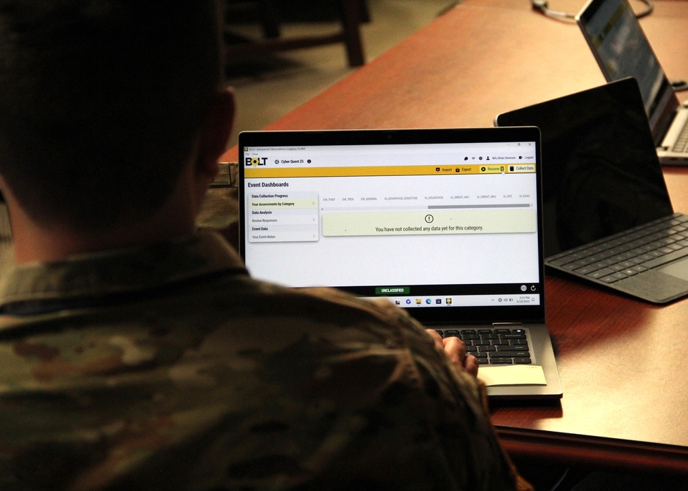 75th USARIC data teams evaluate emerging Army technologies at Cyber Quest 25