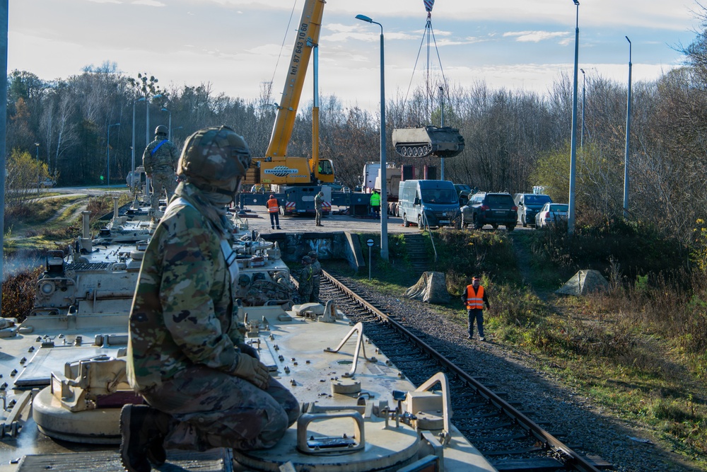 Rail Offload Operations Support FLF Expansion in Poland