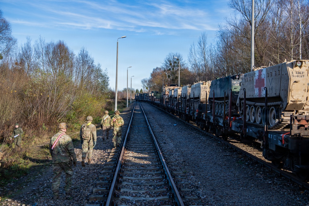 Rail Offload Operations Support FLF Expansion in Poland