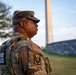 The Joint Task Force Magnolia commander visits troops on patrol in Washington, D.C.