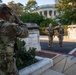 The Joint Task Force Magnolia commander visits troops on patrol in Washington, D.C.