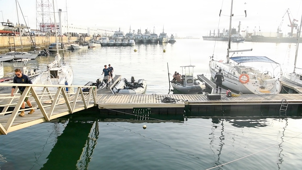 U.S. Navy Seabees Build Underwater Readiness with Moroccan Partners