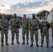 Joint Task Force Magnolia Leadership visits troops on patrol in Washington, D.C.