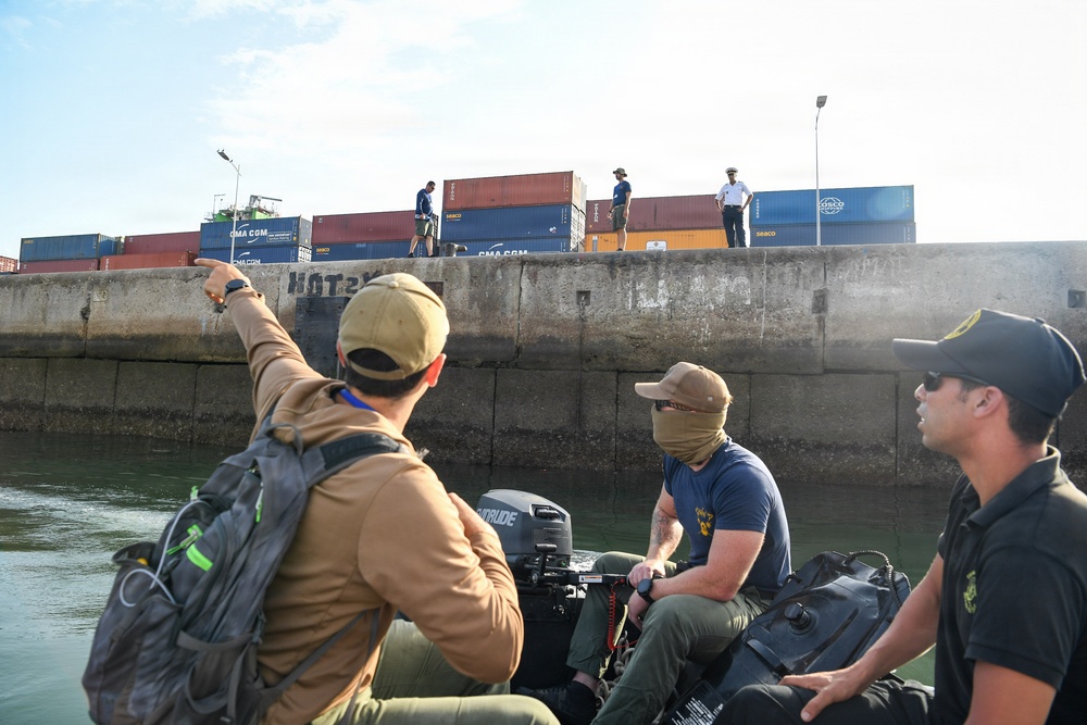 U.S. Navy Seabees Build Underwater Readiness with Moroccan Partners