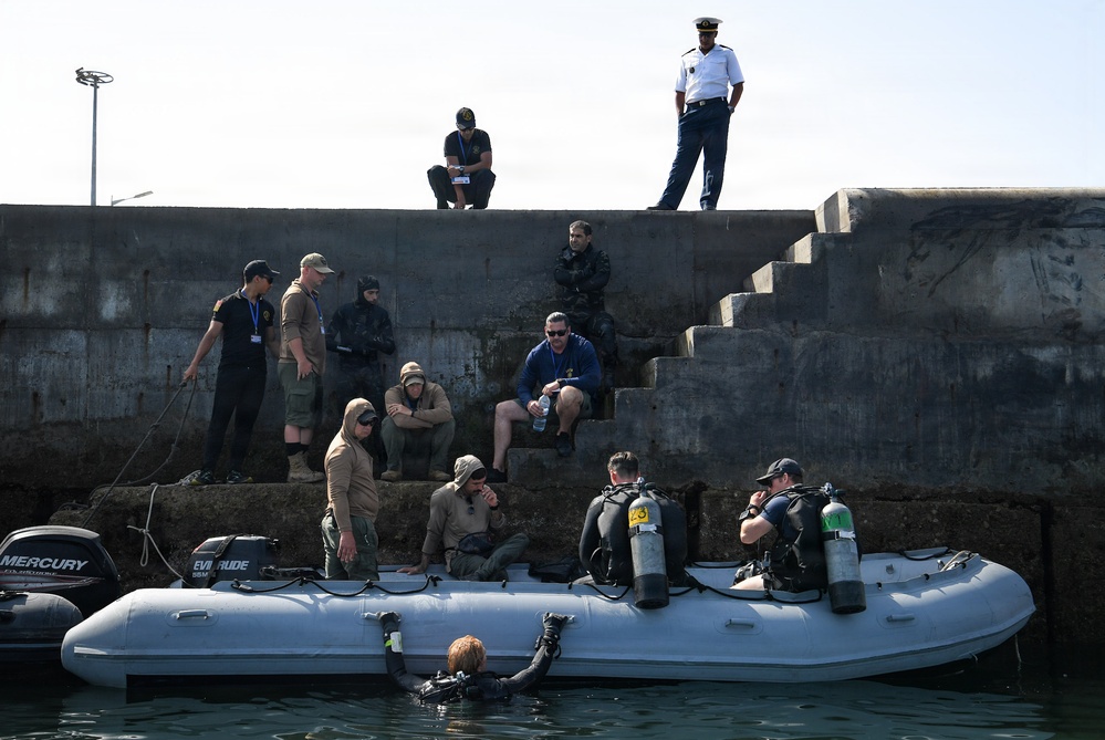 U.S. Navy Seabees Build Underwater Readiness with Moroccan Partners