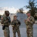 The Joint Task Force Magnolia Chaplain visits troops on patrol in Washington, D.C.