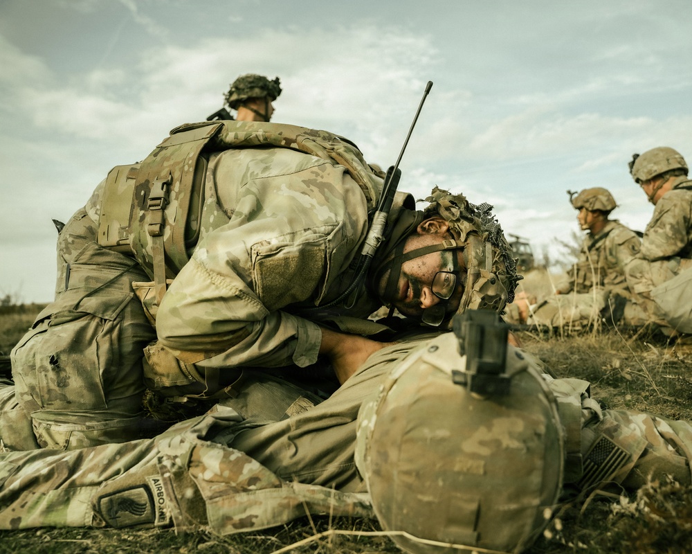 “King of the Herd” Paratroopers Sharpen Medical Readiness During Exercise Junction City
