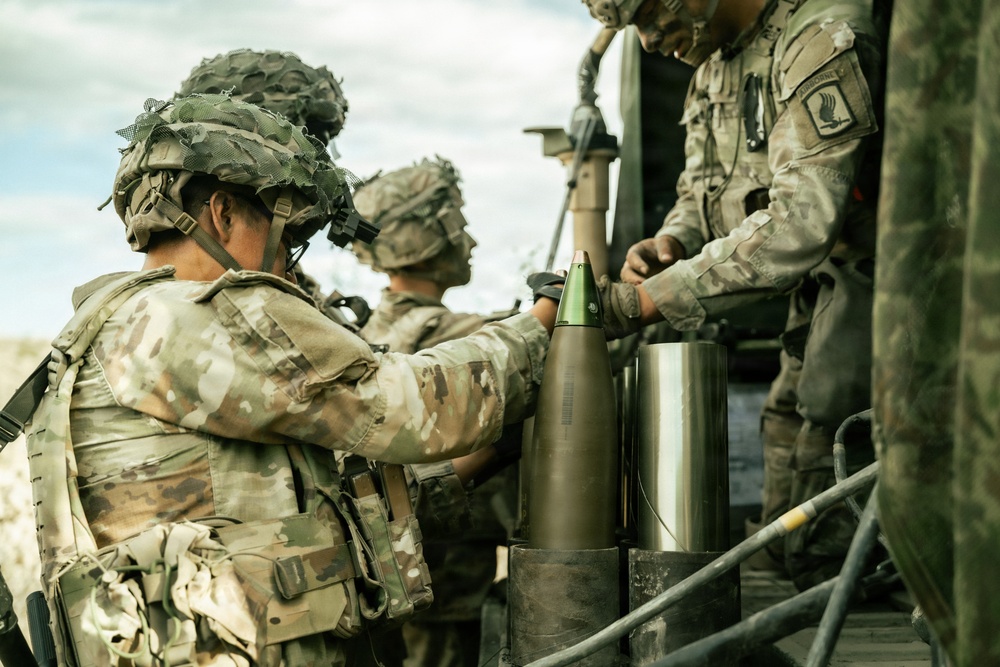 “King of the Herd” Paratroopers Sharpen Fires Readiness During Exercise Junction City