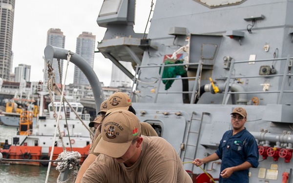 USS Fitzgerald (DDG 62) Departs Colombo, Sri Lanka; underway operations