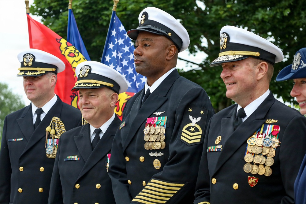 D-Day 81: U.S. Military Commanders visit General Eisenhower Statue in France 2025