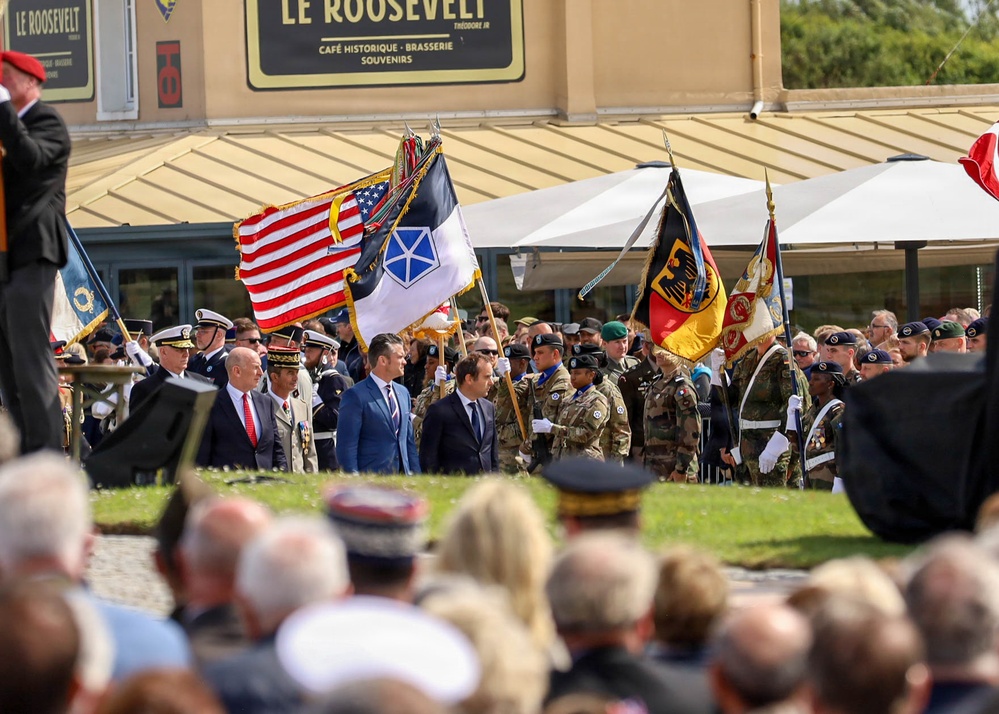 D-Day 81: Multinational Ceremony Honors World War II Veterans in Normandy 2025