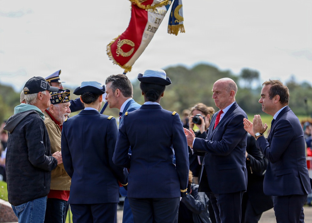 D-Day 81: Multinational Ceremony Honors World War II Veterans in Normandy 2025