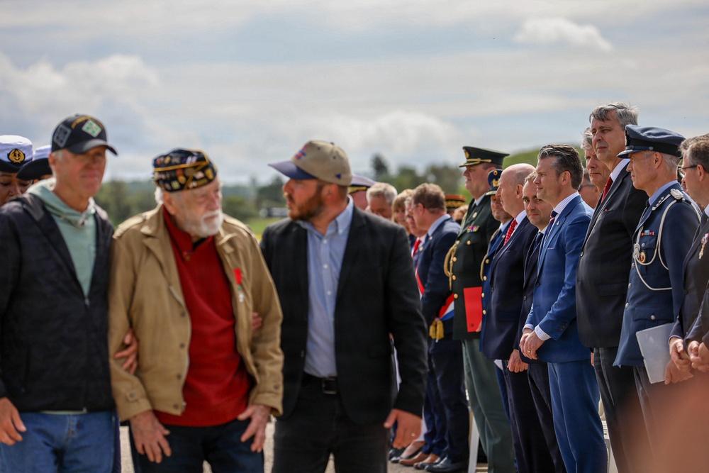 D-Day 81: Multinational Ceremony Honors World War II Veterans in Normandy 2025