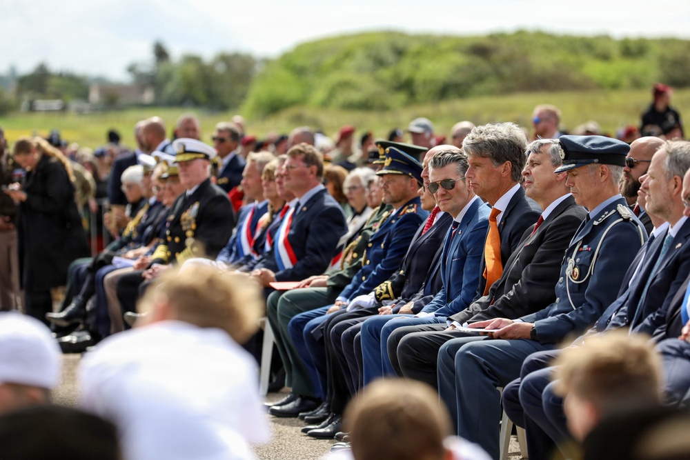D-Day 81: Multinational Ceremony Honors World War II Veterans in Normandy 2025