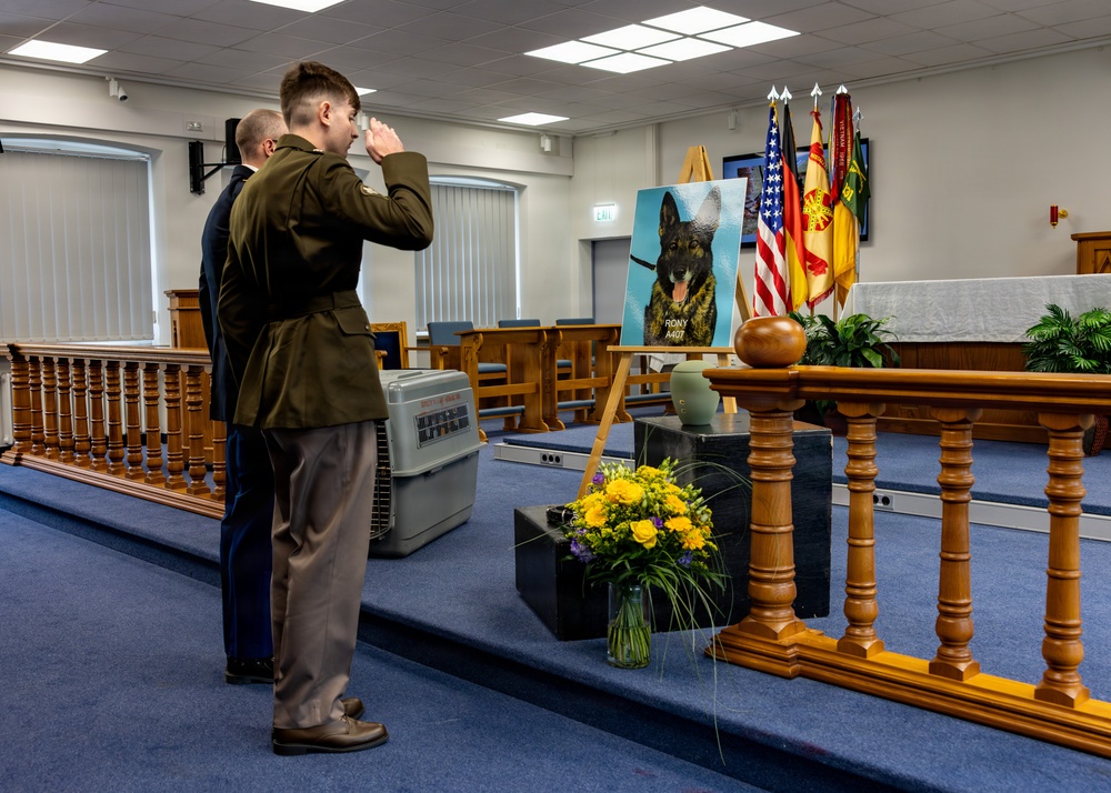 MWD Rony Memorial Service