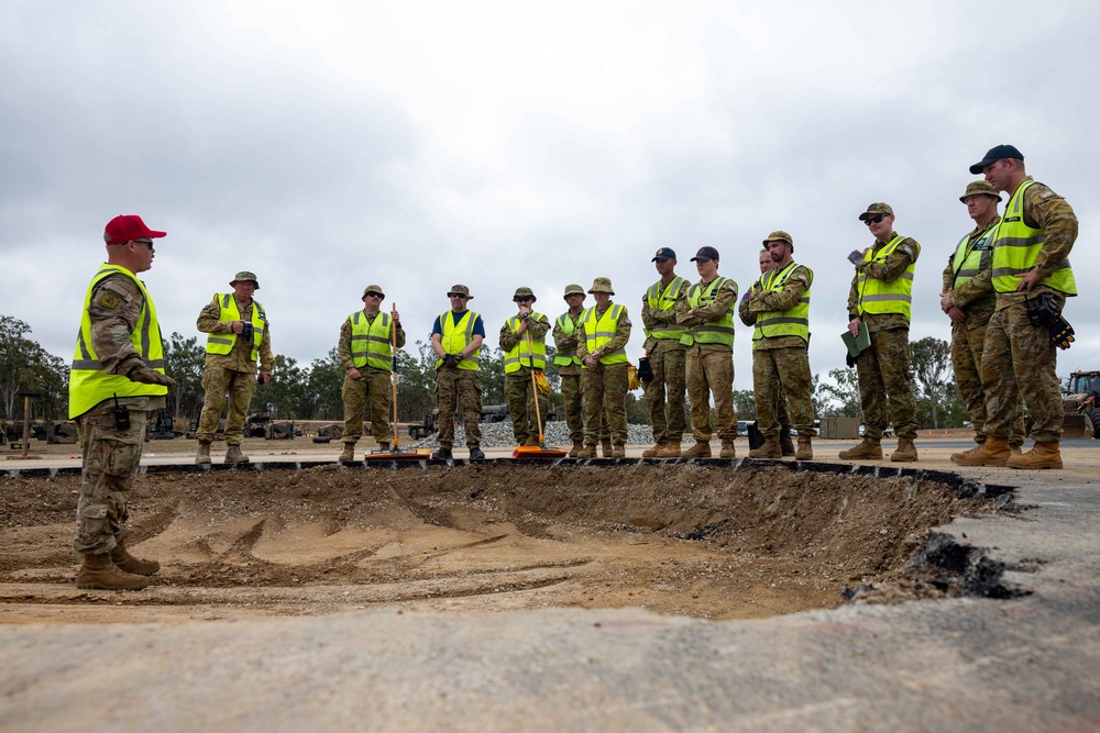 Constructing a Capability: PACAF Civil Engineers Help Launch RAAF’s First Airfield Damage Repair Training Site