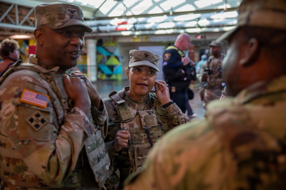 National Guard Bureau visit D.C. Armory