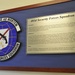 403 Security Forces Squadron Plaque