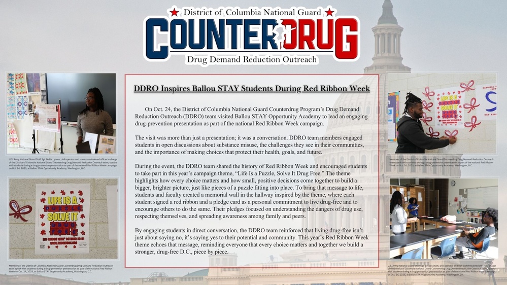 DDRO Inspires Ballou STAY Students During Red Ribbon Week Storyboard