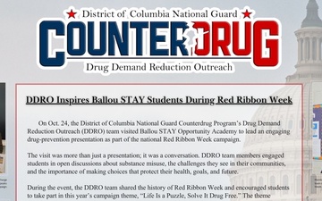 DDRO Inspires Ballou STAY Students During Red Ribbon Week Storyboard