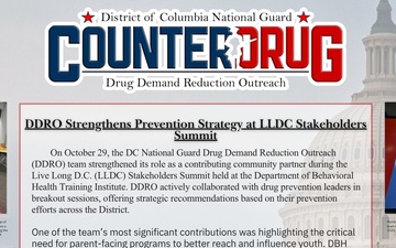 DCNG Counterdrug DDRO Strengthens Prevention Strategy at Stakeholders Summit Storyboard