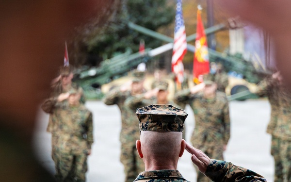 The Commandant, Gen. Eric M. Smith is the reviewing officer of OCC 250 Alpha and Delta Companies’ Graduation