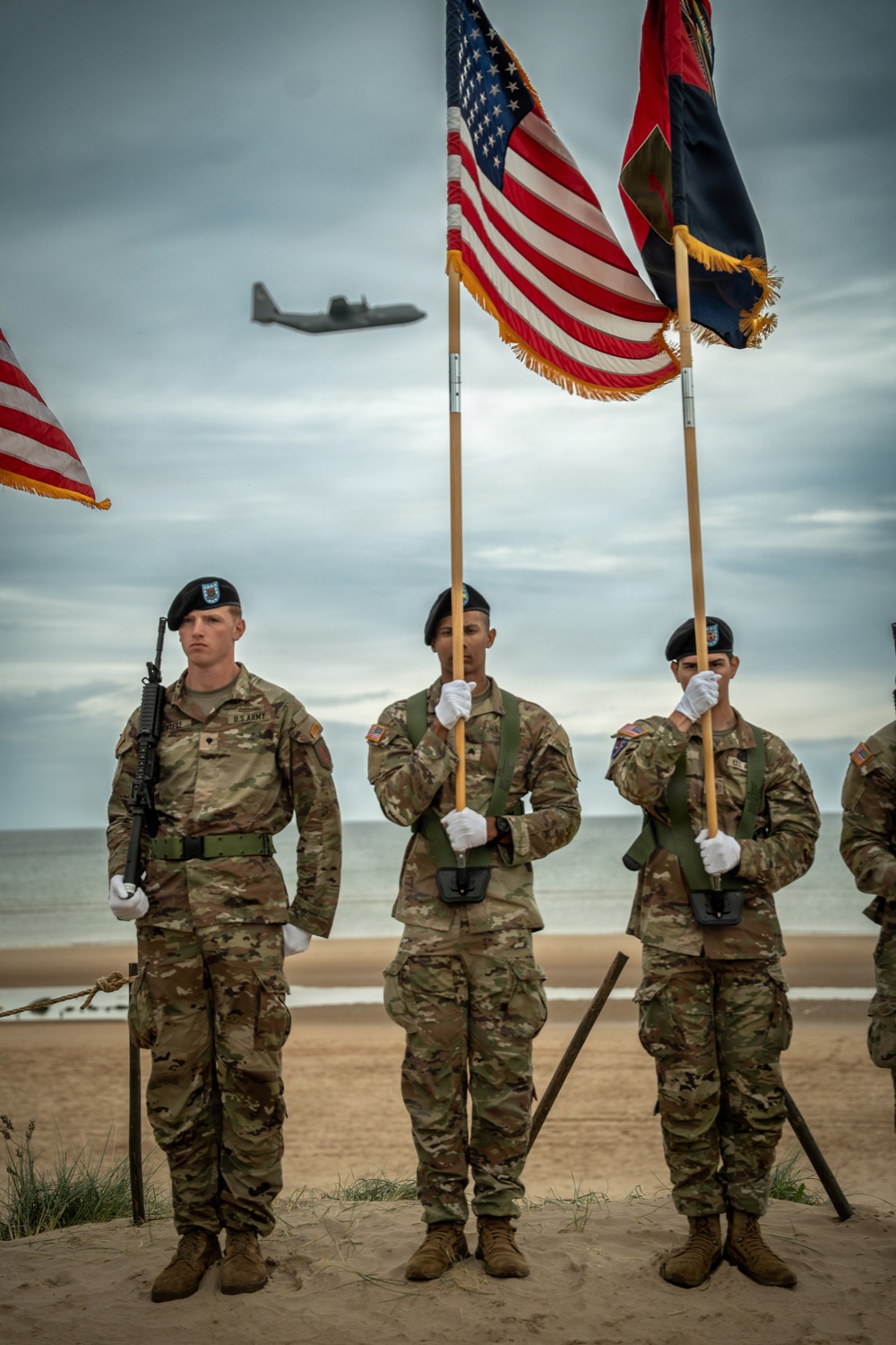1st Infantry Division Soldiers Honor WWII Medic Charles Shay During D-Day 81 Ceremony in Normandy