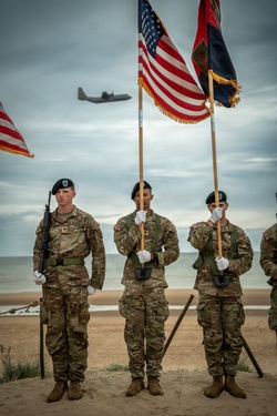 1st Infantry Division Soldiers Honor WWII Medic Charles Shay During D-Day 81 Ceremony in Normandy [Image 2 of 5]
