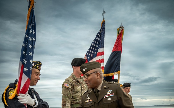 1st Infantry Division Soldiers Honor WWII Medic Charles Shay During D-Day 81 Ceremony in Normandy