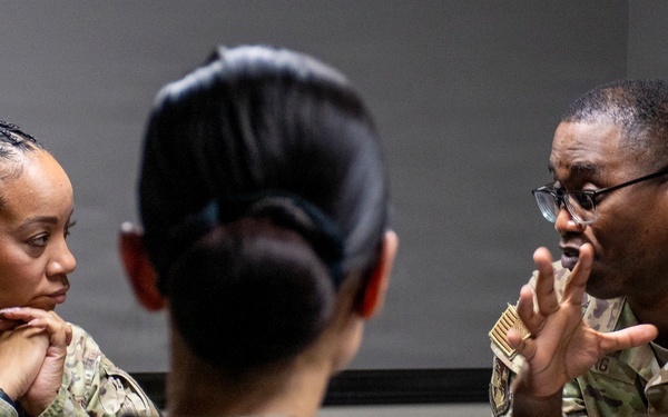 Defense Health Agency senior enlisted leader emphasizes positive attitude, continued learning to leadership success